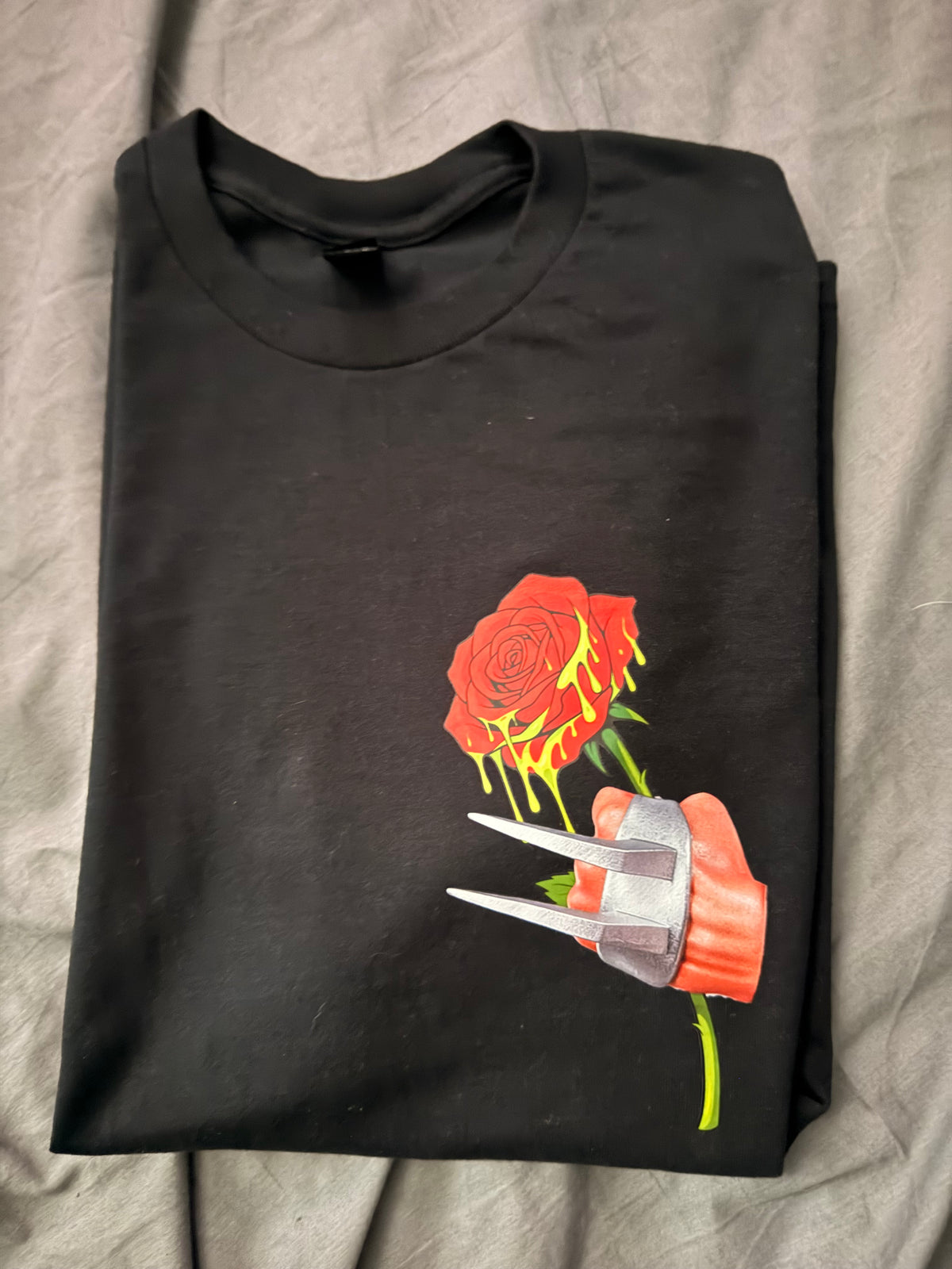 Shredder always brings flowers