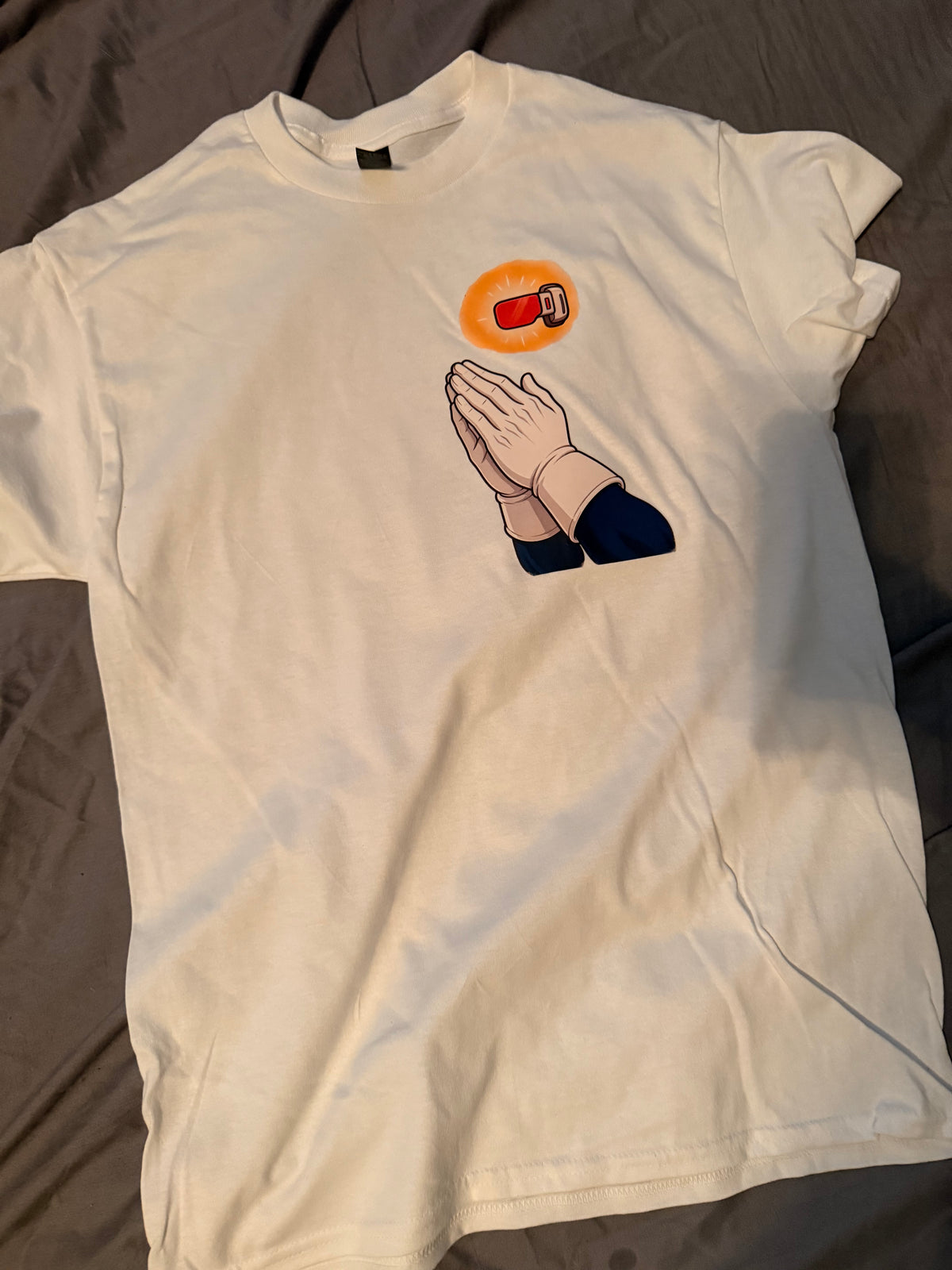 Vegeta Praying hands