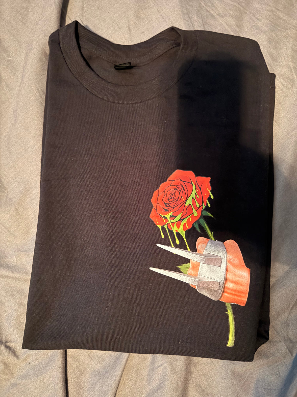 Shredder always brings flowers